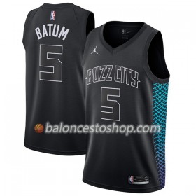 Camiseta Hombre NBA Charlotte Hornet Nicolas Batum 5 Jordan Brand City Edition Swingman